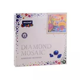 Алмазная мозаика MAZARI Воздушные шары 2, 30х30 см (рама 28.8х28.8 см) ,1 дизайн, частичная выкладка, стразы разного размера