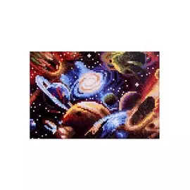 Алмазная мозаика "Яркие краски космоса", 22х32