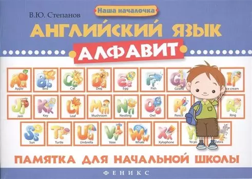 Английский язык.Алфавит: памятка для нач.школы дп