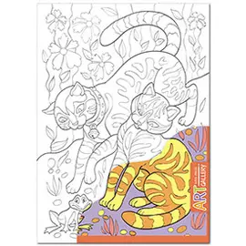 АРТ. Основа для творчества средняя. Играющие котята