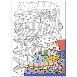 АРТ. Основа для творчества средняя. Спящий котёнок