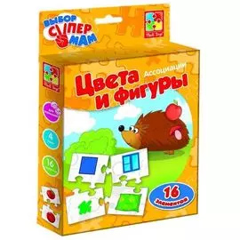 Игра Vladi Toys Ассоциации Цвета и фигуры