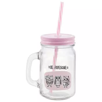 Баночка для коктейлей «Совы»