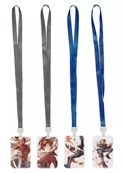 Бейдж "Аниме. Воин", вертикальный, с лентой, ассорти