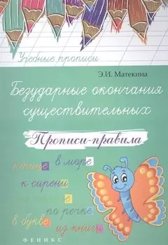 Безударные окончания существительных: прописи-правила