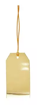 Бирки для украшения подарков "Gold", 4шт