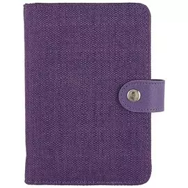 Бизнес-органайзер, фиолетовый, 80 листов, А6+