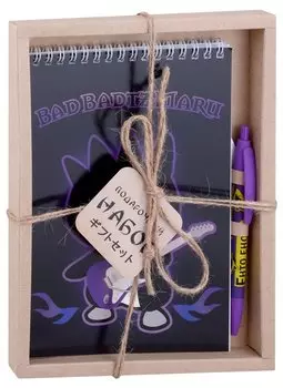 Блокнот А5 60л "Bad Badtz Maru" +ручка шариковая автоматическая, подар. уп.