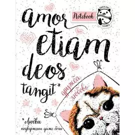 Блокнот Amor etiam deos tangit (Любви подвержены даже боги)