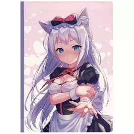 Блокнот Аниме Девушка с ушками (Сёдзё) (цветная)