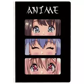 Блокнот Аниме Лица (цветные)