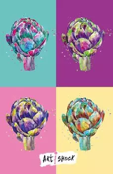 Блокнот «Артишок. Поп-арт», 32 листа