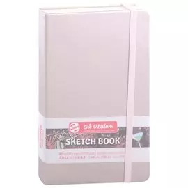 Блокнот для зарисовок 13*21см 80л "Art Creation" 140г/м2, 7БЦ, Розовое шампанское (цвет металлик), Fabriano