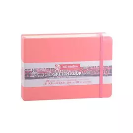 Блокнот для зарисовок 21*15см 80л "Art Creation" 140г/м2, 7БЦ, коралловый, Fabriano