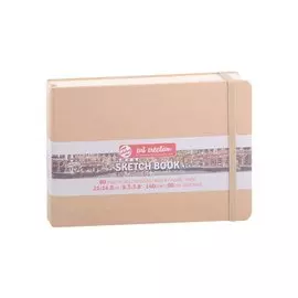 Блокнот для зарисовок 21*15см 80л "Art Creation" 140г/м2, 7БЦ, Крафт пейзаж, Fabriano
