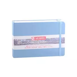 Блокнот для зарисовок 21*15см 80л "Art Creation" 140г/м2, 7БЦ, синий, Fabriano