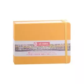 Блокнот для зарисовок 21*15см 80л "Art Creation" 140г/м2, 7БЦ, желтый, Fabriano