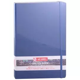 Блокнот для зарисовок 21*30см 80л "Art Creation" 140г/м2, 7БЦ, Синий морской, Fabriano