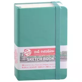 Блокнот для зарисовок 9*14см 80л "Art Creation" 140г/м2, 7БЦ, Зелёный лес, Fabriano