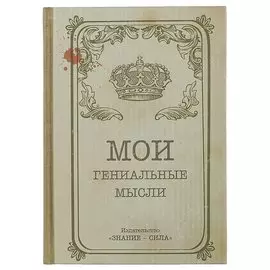 Блокнот «Мои гениальные мысли», 192 страницы, А5
