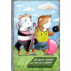 Блокнот. Мы вдвоем. It was love at first sight