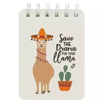 Блокнот «Nice llama», 80 листов, А6