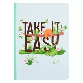 Блокнот "Take it easy. Ленивец"