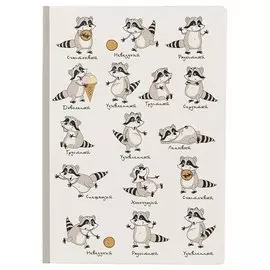 Блокнот «Raccoons life», 192 страницы, А5