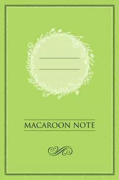 Блокнот с цветными страницами (фисташка, мягкая обложка, линовка, на скобе)