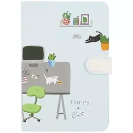 Блокнот с магнитной застежкой Котики There is a cat