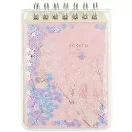 Блокнот в линейку «Sakura», 80 листов, А7