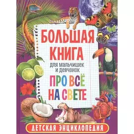 Большая книга для мальчишек и девчонок про всё на свете. Детская энциклопедия