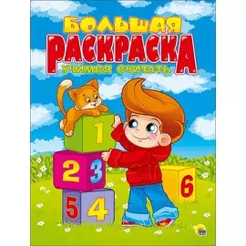 Большая Раскраска А4. Учимся Считать