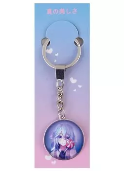 Брелок Аниме Девушка с леденцом (Сёдзё) (стекло) (3,2 см)
