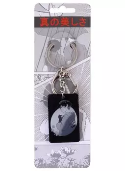 Брелок Аниме Парень с котиком (Сёнэн) (акрил) (3х5)