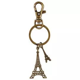 Брелок металлический с подвесками на подложке