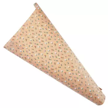 Бумага упаковочная 70*100см "Цветочки" крафт, инд.уп.