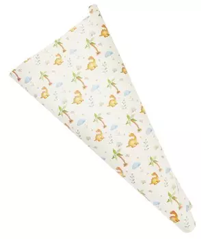 Бумага упаковочная 70*100см "Динозаврики" глянц., инд.уп.