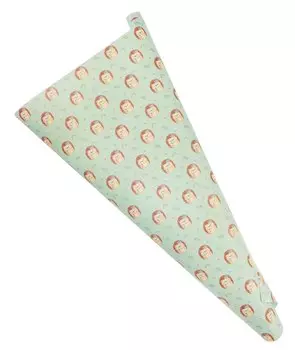 Бумага упаковочная 70*100см "Ежики" глянц., инд.уп.