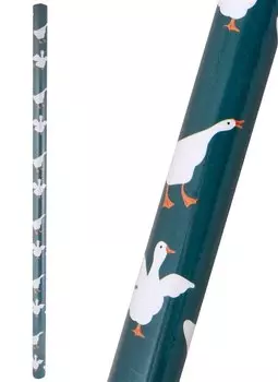 Бумага упаковочная 70*100см "Гуси"