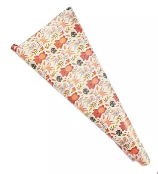 Бумага упаковочная 70*100см "Лесные звери" инд.уп.