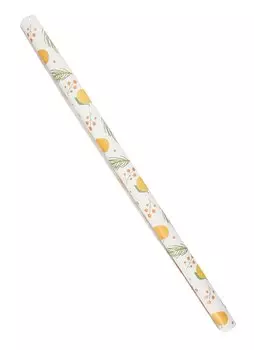 Бумага упаковочная 70*100см "Мандарины" НГ,инд.уп.