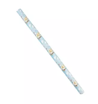 Бумага упаковочная 70*100см "Мир техники. Самолётики" глянц., инд.уп.