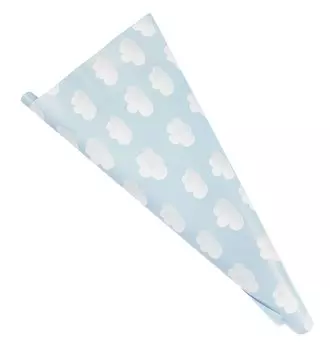 Бумага упаковочная 70*100см "Облака" инд.уп.