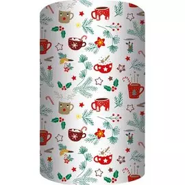 Бумага упаковочная 70*100см "Fun" крафт, инд.уп.