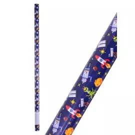 Бумага упаковочная 70*100см "Играй, катай, летай" суперглад., инд.уп., ассорт