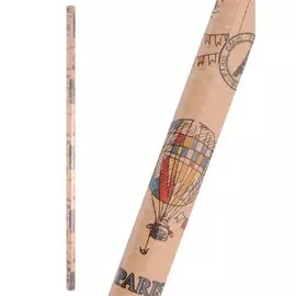 Бумага упаковочная 70*100см "Нотр-Дам" крафт., инд.уп.