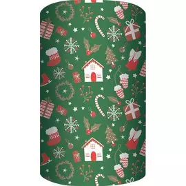 Бумага упаковочная 70*100см "Веселье" супергладкая, инд.уп.