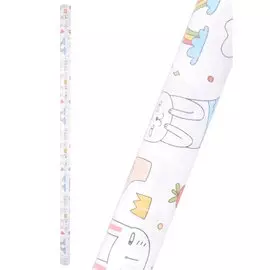 Бумага упаковочная 70*100см "WOW" крафт, инд.уп.