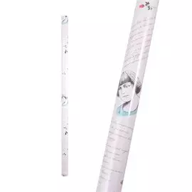 Бумага упаковочная 70*100см СПб "Поэзия" мел., инд.уп